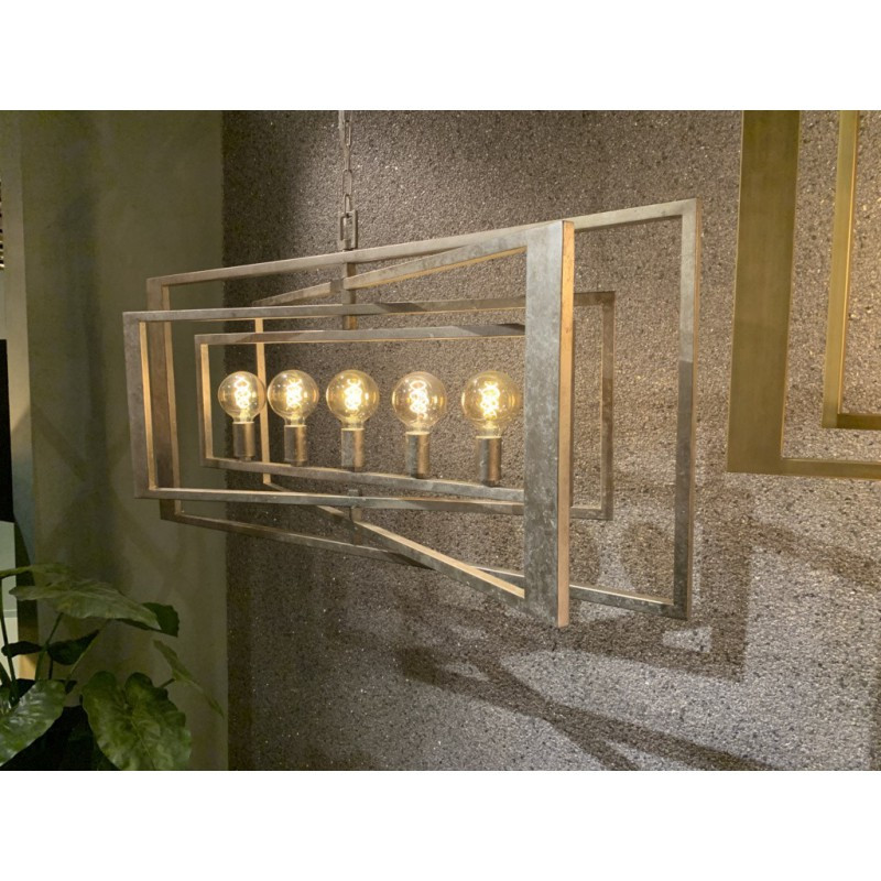 Design hanglamp LB036/5 Avenue Zilver